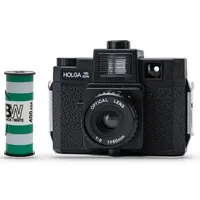Holga 120GCFN Set black, inkl. B+W Film+ Batterie, Rollfilm-Kamera