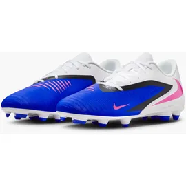 Nike Phantom 6 Low Club MG/FG Herren racer blue/pink blast-white 43
