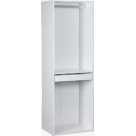 sweeek - Modulares Kleiderschrank-Set mit 3 Elementen - Weiß - Weiß