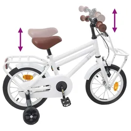 vidaXL Kinderfahrrad 12 Zoll weiß