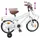 vidaXL Kinderfahrrad 12 Zoll weiß