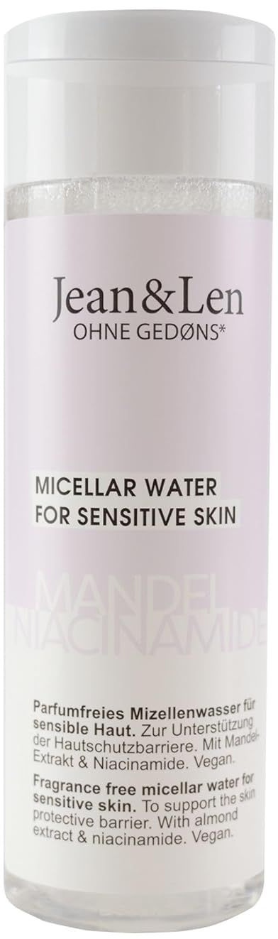 Jean & Len Parfumfreies Mizellenwasser Mandel Niacinamide 200 ml