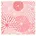 Servietten 3-lagig 1/4-Falz 25 cm 25 cm rosa Floralies