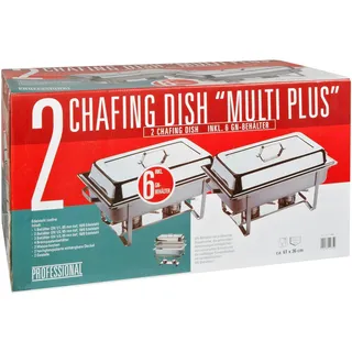 APS Chafing Dish Set 65 mm Tief - 1 Geschenkpackung