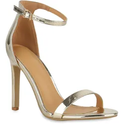 Damen High Heels in Gold