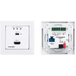Kramer Electronics WP-20CT, Weiß, Aluminium, konventionell, HDMI, Schlussstein-A