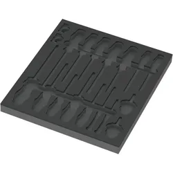 Wera 9810 Schaumstoffeinlage Schraubendreher Set 1, ohne Werkzeug - 05137310001