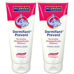 Dermifant® Prevent Windelcreme - Windelcreme für sensible, allergie-gefährdete Babyhaut, speziell entwickelt für Babys & Kids aus Allergiker-Familien