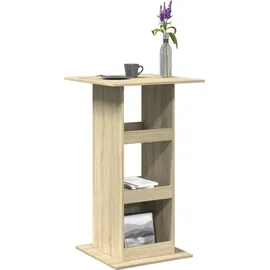 vidaXL Bartisch mit Ablagen 60 x 60 x 102 cm Braun