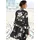 LASCANA Blusenkleid Schwarz/Creme Blumen 32/34