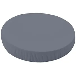 Waldin Spannbettlaken Baumwolle-Jersey-Elasthan 70 x 140 cm Grau