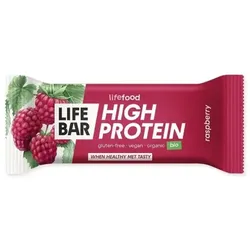 Lifebar High Protein Riegel Himbeere bio