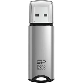 Silicon Power Marvel M02 Silber 128GB, USB-A 3.0 (SP128GBUF3M02V1S)
