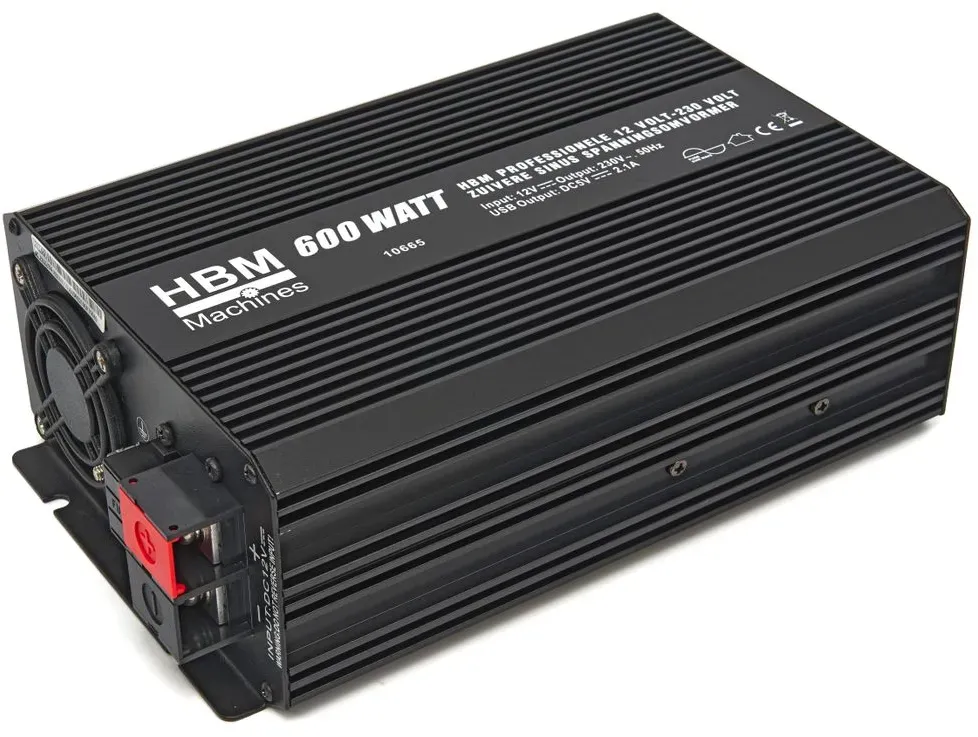 HBM Professional 12 Volt – 230 Volt reine Sinuswellen-Spannungswandler