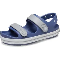 Crocs Unisex Kinder Crocband Cruiser Sandal K Sandale, Bijou Blue Light Grey, 32/33 EU