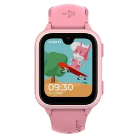 Garett Kids Vibe 4G BT 40 mm Kunststoffgehäuse Rosa Sportarmband Rosa S/M