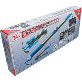 BGS COB-LED-Motorhauben-Leuchte mit Akku Expanderhalterung 2 COB-LED Arbeits-Handleuchten