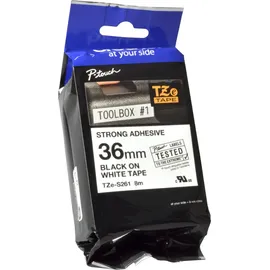 Brother TZ-S261 36mm schwarz auf weiß