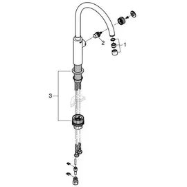 Grohe Blue Pure Mono chrom 31724000