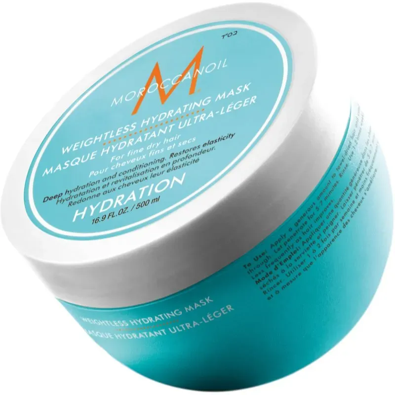 Moroccanoil Hydration Weightless Hydrating Mask tiefenwirksame feuchtigkeitsspendende Maske für trockenes und zerbrechliches Haar 500 ml