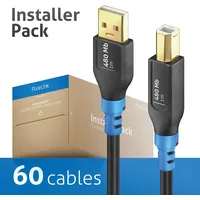 PureLink FlexInstall USB-A auf USB-B Kabel USB 2.0 480Mbps
