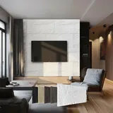 HEXIM Wandpaneel HEXIM Weiß 2 St. 120 x 60 cm