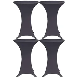 deluke Stehtischhusse AMAU Anthrazit Ø 80 cm 4er Set