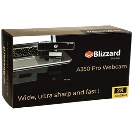 Blizzard A350 Pro Webcam 2560 x 1440 Pixel Klemm-Halterung, Standfuß
