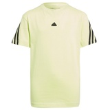 adidas Future Icons 3 Stripes J - T-Shirt - Jungs - Yellow - 11-12A