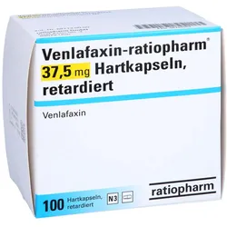 VENLAFAXIN-ratiopharm 37,5 mg Hartkaps.retard. 100 St