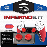 KontrolFreek Performance Kit Inferno - PS5 (Playstation, PS5), Rot