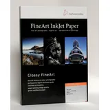 Hahnemühle FineArt Baryta Satin Inkjetpapier glänzend weiß, A4, 300g/m2, 25 Blatt (10 641 733)