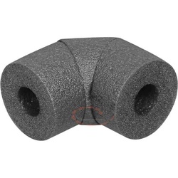 Rohrisolierung PE Heizung Bogen 90° (grau) ((Rohrdurchmesser x Dämmstärke): 28 x 13 mm)
