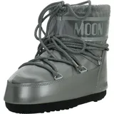MOON BOOT Icon Low Glance Silber 33/34