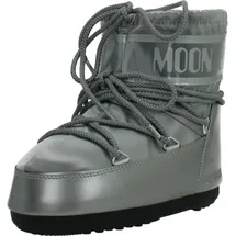 MOON BOOT Icon Low Glance Silber 33/34