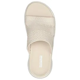 SKECHERS Damen On-The-go Walk Flex Elation Schiebe-Sandalen, Natural Textile, 40