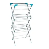 Beldray LA050397EU eleganter Wäscheauffüller - faltbarer Wäscheständer, 3-stöckiger Wäscheständer, ausziehbares Wäschemädchen, 15 m Trockenraum, maximale Belastung 7kg, 4 Seitenflügel für Kleiderbügel