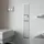 EMCO Asis Module 150 WC-Modul-Unterputzmodell 96,4 cm Aluminium/Optiwhite Metall