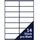 SOENNECKEN Etikett 5766 Weiß 105 x 42,3 mm 1.400 St.
