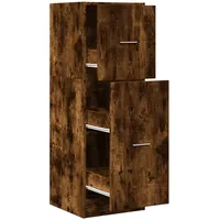 vidaXL Apothekerschrank Räuchereiche 40 x 41 x 118 cm Braun
