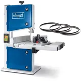 SCHEPPACH Bandsäge HBS30X - 350W | 80mm Durchlasshöhe | 300mm breiter Arbeitstisch | Ausziehbarer Druckgusstisch | Querschneidlehre
