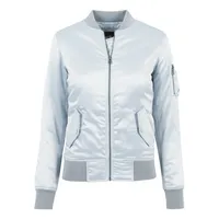 URBAN CLASSICS Satin Jacke Blue S