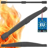KOTARBAU Kaminrost 420 mm Einzelrost Aschenrost Tafelrost Rost Ersatzteile Zubehör Gusseisenrost Ofenrost Eckig Eckrost Gusseisen