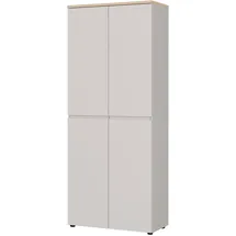 Germania Lissabon Aktenschrank 80 x 40 x 197 cm braun