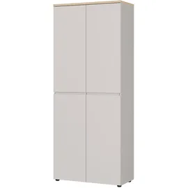 Germania Lissabon Aktenschrank 80 x 40 x 197 cm braun