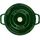 Staub Cocotte 24 cm rund basilikumgrün