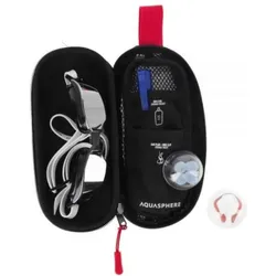 Aqua Sphere Etui für Schwimmbrillen SCHWARZ|ROT No Size