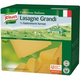 Knorr Lasagne Grandi 1/2 Gastronorm Format - gewellte Nudelteigplatten - Großpackung, 5000 g