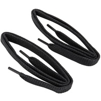 Collonil Schnürsenkel flach 9 mm breit 90 cm Schwarz