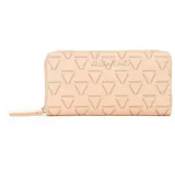 Valentino Lady Re Zip Around Wallet Portemonnaie beige